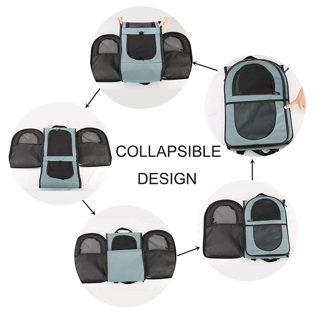 China Supplier Safety Features and Cushion Back Support Pet Carrier Backpack Cats(EPZ-640)