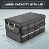 Hot Sell Foldable Cover Heavy Duty Collapsible Car Trunk Organizer with Lid(EPZ-146)