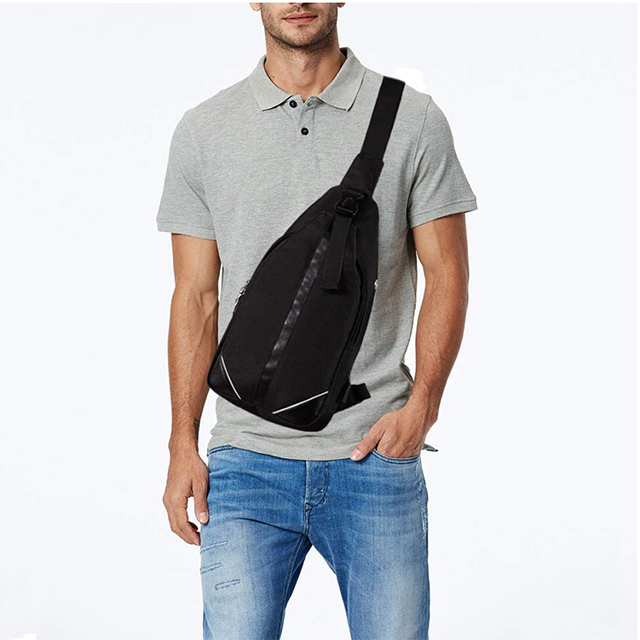 Amazon Hot Selling Crossbody Backpack Sling Bag Men with USB Charging Port(EPZ-454)