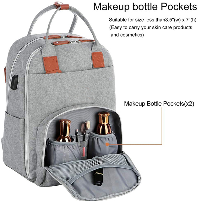 Multifunction Daypack with Multi-pocket for Cosmetics Laptop Bags for Women(EPZ-438)