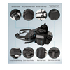 New Updating Nylon Water-resistant Hunting Binos Chest Bag Binoculars Hardness Case For Hunting Shooting Hiking