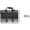 Customized Size Black Rubber Mesh Fishing Lure Bag with Handle