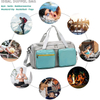 Gym Duffle Travel Bag with Shoes Compartment & Wet Pocket for Women Men Medium Waterproof Sports