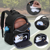 Multi-Funcation Basketball Backpack with Ball Compartment & Shoe Compartment and Hook
