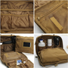 Durable and Multi-Pocket Hanging Tactical Toiletry Bag with Mirror for Travel