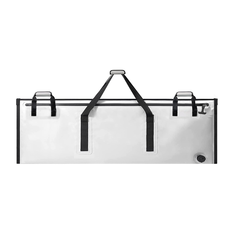 Waterproof and Portable Large Fish Kill Bag with Grain Hole and 3 handles