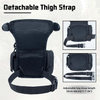 Multi-Purpose and Multi-Pocket Tactical Drop Leg Bag with Detachable Thigh Strap