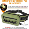 Waterproof Fly Fishing Fanny Pack TPU Fishing Bag with Airtight Zipper and Adjustable Strap