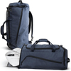 Stylish 45L Heavy Duty Duffle Bag Backpack in 1 with Multi-compartment and Hidden Straps