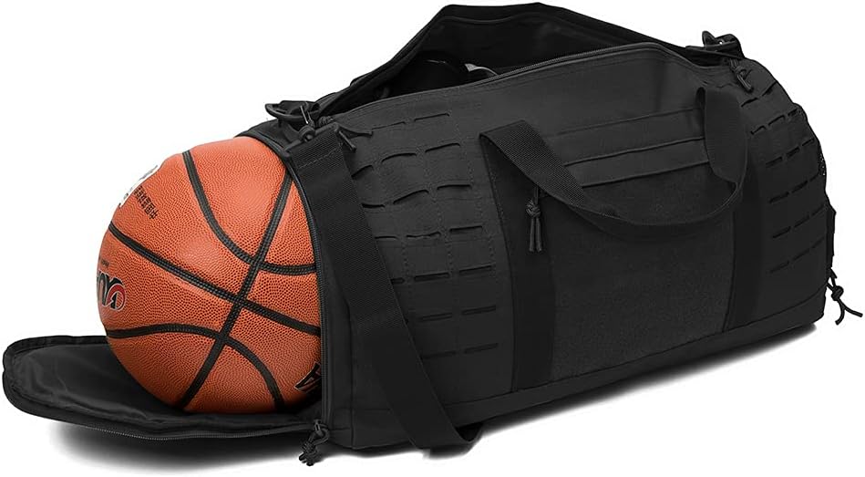 Hot Sale 40L Portable and Multi-compartment Tactical Gym Duffle Bag With Shoe Compartment for Sports and Travel