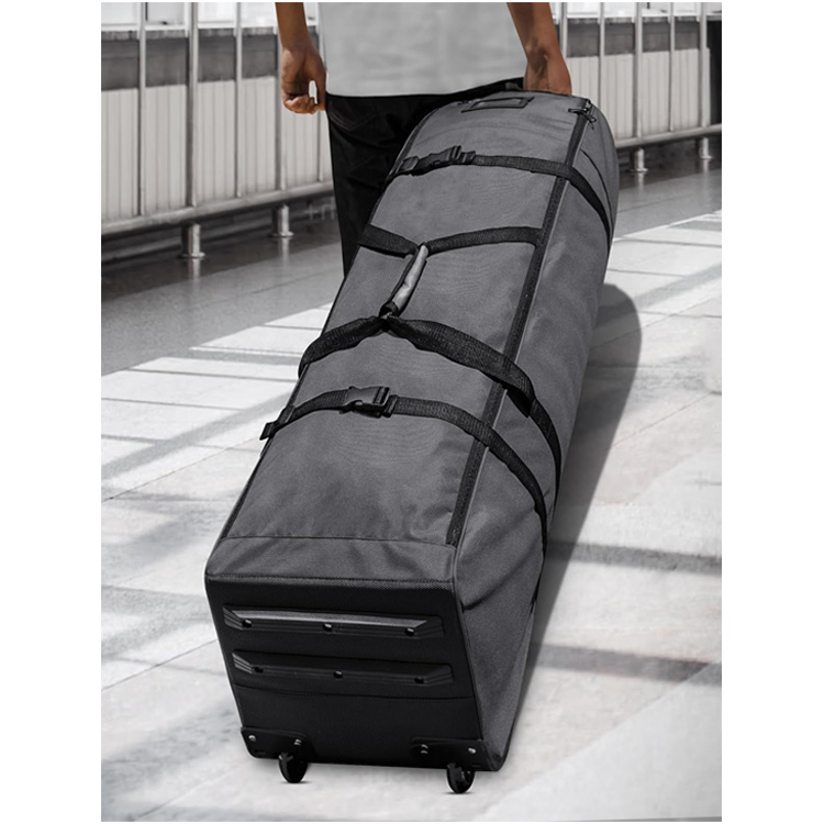 900D Heavy Duty Oxford Wear-Resistant and Waterproof Golf Travel Bag with Reinforced Wheels