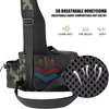 Functional Scratch-proof Fishing Tackle Bag with Trays Fishing Fanny Pack with Rod Holder