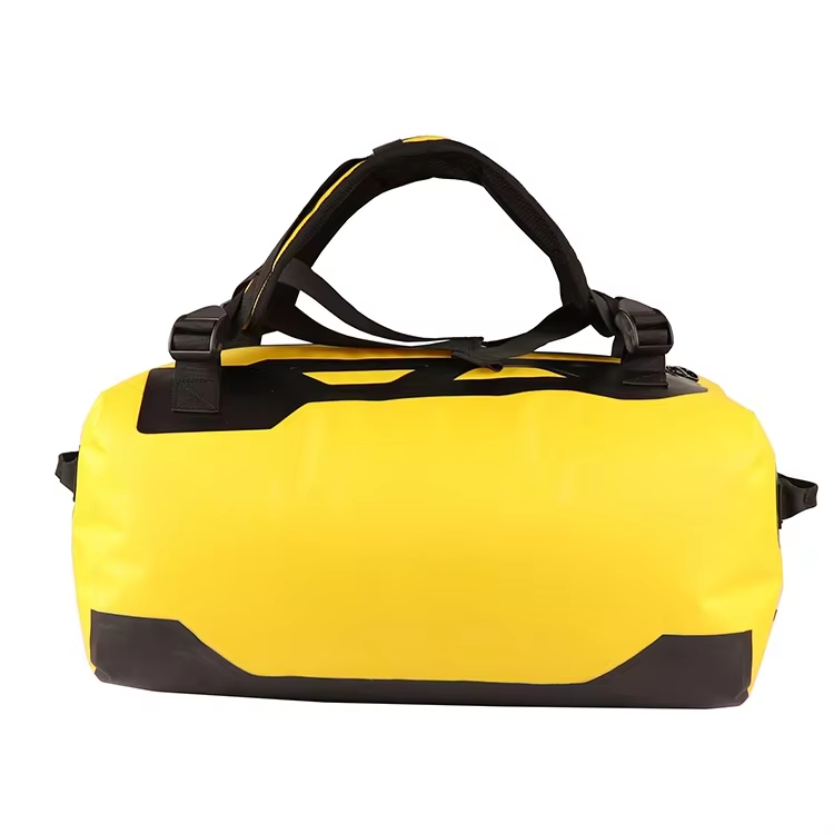 65L Portable Tarpaulin Durable Waterproof Duffle Bag For Kayaking Boating Swimming