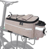 Bike Rear Rack Bag with Tail Light, Bike Truck Cooler Bag for Warm or Cold Items