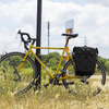 Waterproof Large Capacity Reflective cycle Pannier Bag with Rain Cover for Touring Traveling Commuting Outdoor Motorbike