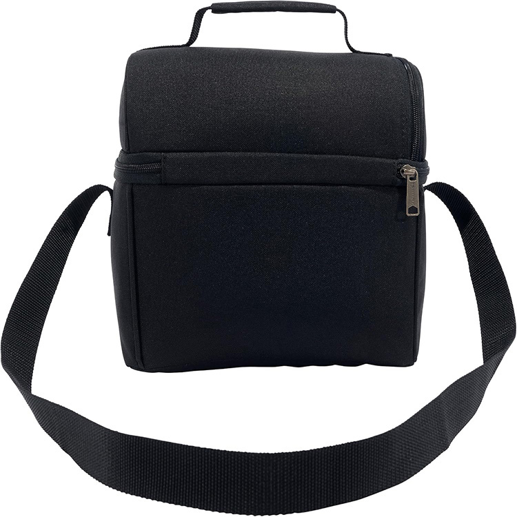 Deluxe Insulated Dual Compartment Lunch Bag with Heavy-Duty Zipper for Work Jobsite Office Picnic Outdoor Daily Use