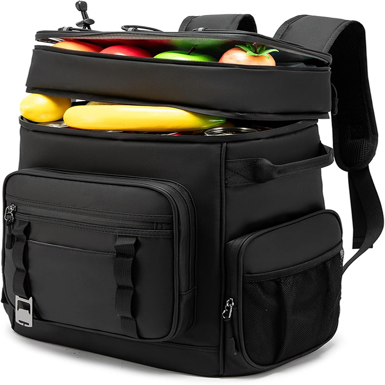 Waterproof Insulated Large Capacity Picnic Bag with Multi Pockets for Camping Beach Outdoor Travel Family Gathering