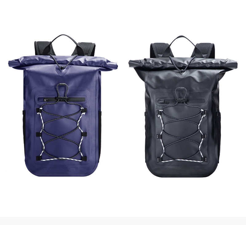 Outdoor Waterproof PVC Trail Swimming Rafting Packing Bag Backpack for Travel Adventure Camping Hiking Unisex