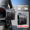Expandable Waterproof Large Capacity Motorcycle Saddle Bag with Quick Release System for Touring Travel 