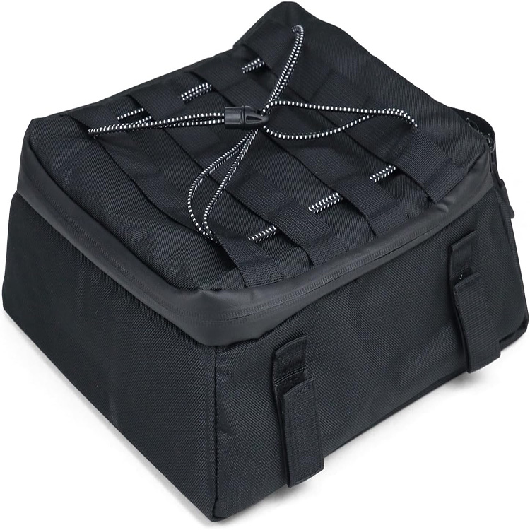 Waterproof Large Capacity Motorcycle Saddle Bag with External Pockets for Motorbike Touring Travel Outdoor Adventure Commuting