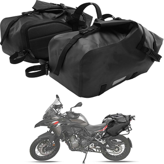 Waterproof Large Capacity Motorcycle Saddlebags with Shoulder Strap for Touring Travel Outdoor Riding Storage Protection