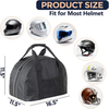 Large Capacity Water-Resistant Motorcycle Helmet Bag with Shoulder Strap for Racing Travel Storage Outdoor Motorbike Protection