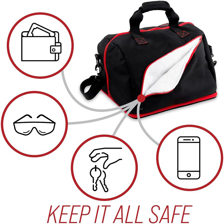 Portable Lightweight Motorcycle Helmet Bag with Drawstring Closure for Racing Travel Storage Outdoor Motorbike Protection Use