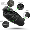 Lightweight Innovative Bike Saddle Bag with Quick Release Mount for Road Mountain Cycling Commuting Touring