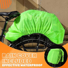 Large Capacity Waterproof Bike Pannier Bag with Double Saddle Design for Cycling Commuting Touring