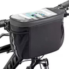 Insulated Hard Polyester Shell Waterproof Bicycle Handlebar Bag with Quick Release Mount for Cycling Picnic & Touring