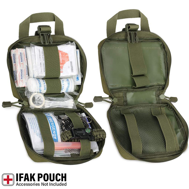 Factory Direct First Aid Kit Rip Away Molle Medical Pouch for Travel Outdoor(EPZ-337)