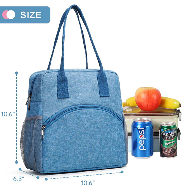 New Stylish Reusable Lunch Box Insulated Lunch Bag for Picnic Hiking Work Office(EPZ-423)