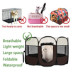 Portable Foldable Pet Playpen with Water Resistant and Removable Shade Cover(EPZ-605)