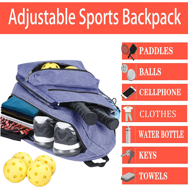 Factory Direct Hold Pickleball Paddles Professional Pickleball Carry Bag(EPZ-618)