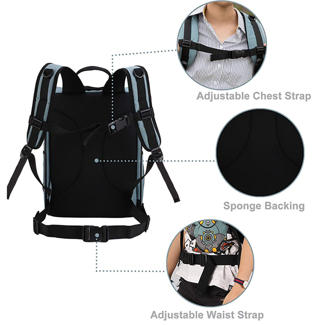 China Supplier Safety Features and Cushion Back Support Pet Carrier Backpack Cats(EPZ-640)