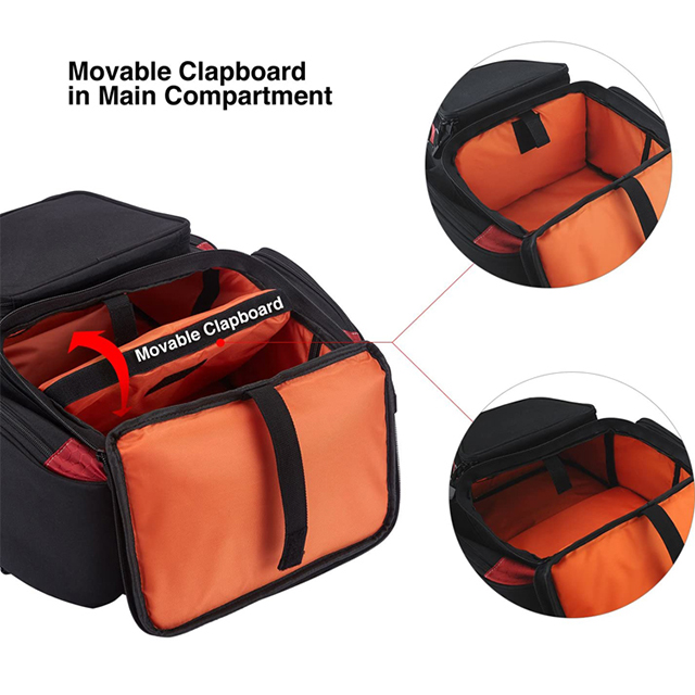 Factory Direct Outdoor Large Waterproof Fishing Tackle Bag with 4 Tackle Box (EPZ-172)