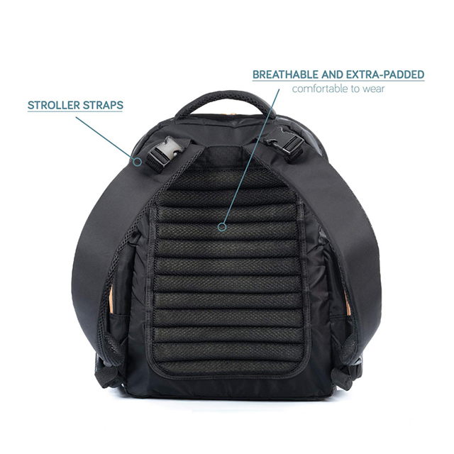 Large Capacity Diaper Bag Backpack with Two Packing Cubes Hanging Pad(EPZ-001)