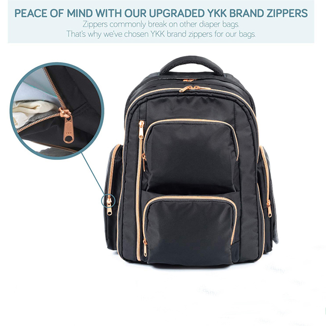 Large Capacity Diaper Bag Backpack with Two Packing Cubes Hanging Pad(EPZ-001)