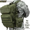 High Design Green 1000D Nylon Durable Tactical Molle Pouch Bag For Outdoor Hunting Camping