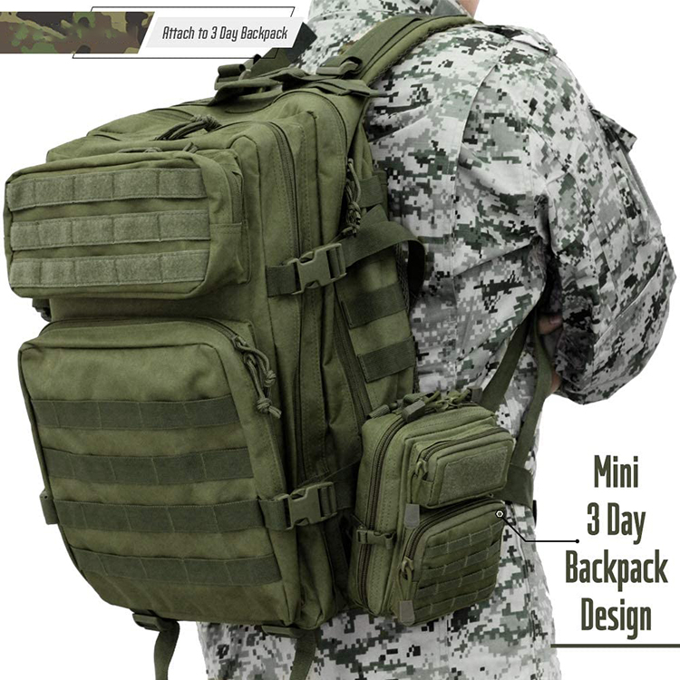 High Design Green 1000D Nylon Durable Tactical Molle Pouch Bag For Outdoor Hunting Camping