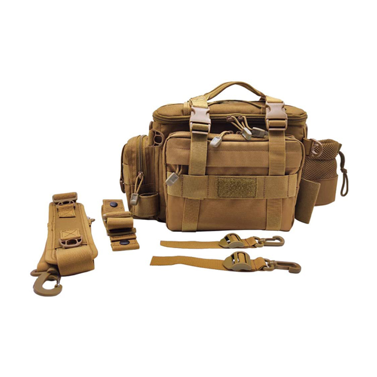 Well Designed Large Capacity Saltwater Resistant Fishing Tackle Storage Bag With Rod Holder
