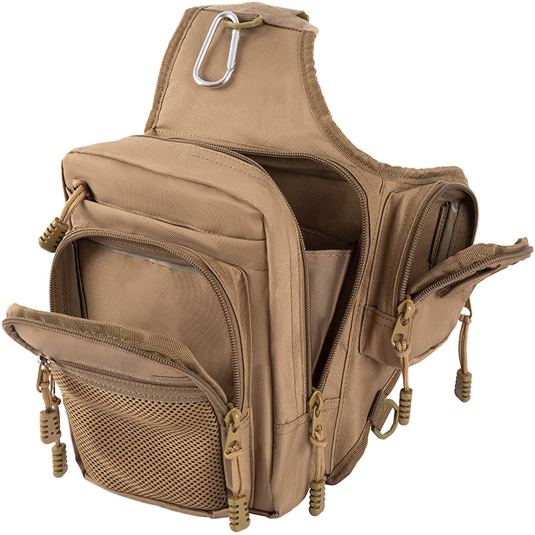 Innovative Design Durable Multi-functional Outdoor Fishing Shoulder bag Hip Belt Bumbag