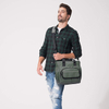 Well Designed Waterproof Green Portable Large Insulated Lunch Bag With Removable Shoulder Strap