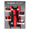 Durable Baseball Bat Equipment Backpack with Helmet Holder, Shoe Compartment and Fence Hook Holds