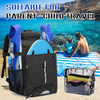 New Design Large Capacity Swim Backpack with Additional PVC Transparent Bag and Separate Shoe Space