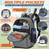 Well Designed Versatile Tennis Racket Bags Holds 2 Rackets with Insulated Pocket Ventilated Shoe Compartment
