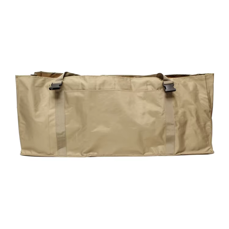 Factory Direct Supply Large Capacity 12 Slot Canvas Duck Decoy Bag Hunting Storage Bag