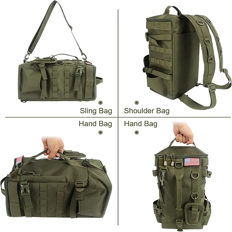 Mutil-functional Large Capacity Tackle Bag Fishing With Rod Holders Fishing Duffle Bag