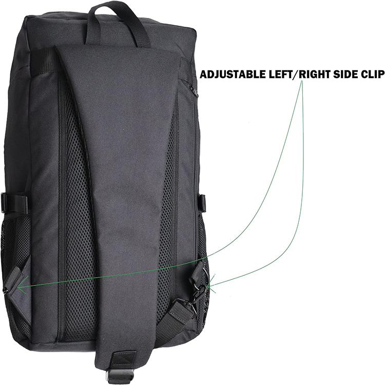 New Design Durable Sling Strap Longboard Skateboard Backpack Bag Carrier with Laptop Holder
