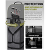 900D Heavy Duty Oxford Wear-Resistant and Waterproof Golf Travel Bag with Reinforced Wheels